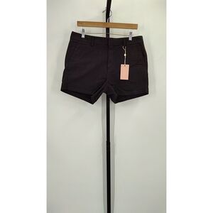 Quince Men Organic Stretch Cotton Chino Shorts Black 12